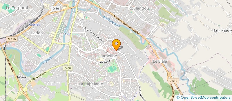 localisation de l'entreprise MONSIEUR JEAN-FRANCOIS QUILLET à CASTRES
