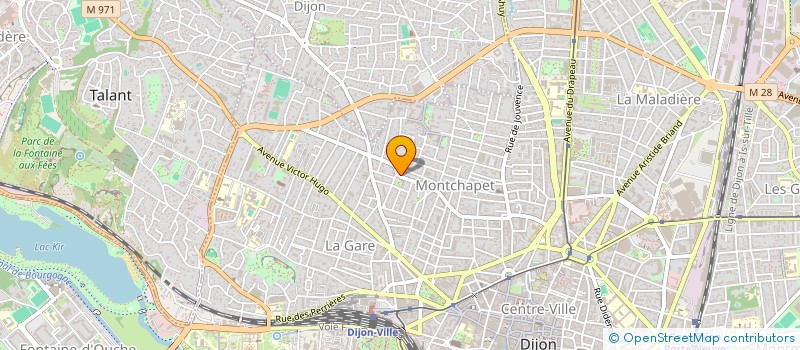 localisation de l'entreprise MONSIEUR JEAN-FRANCOIS QUILLET à DIJON