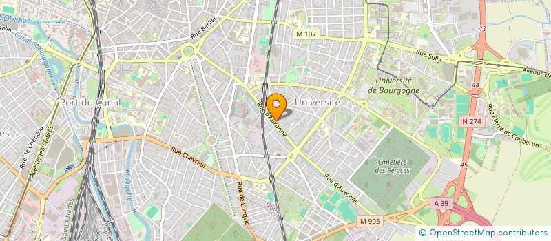 localisation de l'entreprise MONSIEUR JEAN-FRANCOIS QUIRIE à DIJON