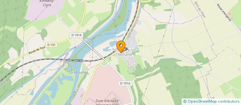 localisation de l'entreprise MONSIEUR JEAN-FRANCOIS RABORD  FONTENOY-SUR-MOSELLE