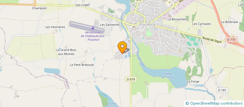 localisation de l'entreprise MONSIEUR JEAN-FRANCOIS RABOUESNEL  OMBREE D'ANJOU