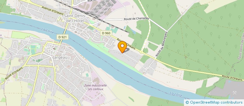 localisation de l'entreprise MONSIEUR JEAN FRANCOIS RAFFESTIN  SAINT-DENIS-DE-L'HOTEL