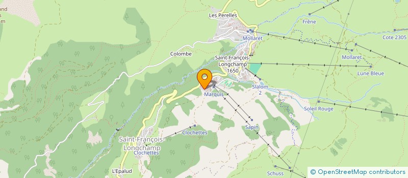 localisation de l'entreprise MONSIEUR JEAN FRANCOIS REFFET  SAINT FRANCOIS LONGCHAMP