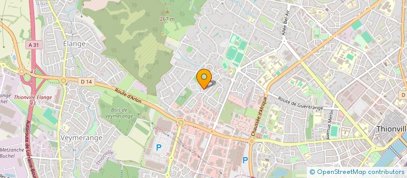 localisation de l'entreprise MONSIEUR JEAN-FRANCOIS REINERT  THIONVILLE