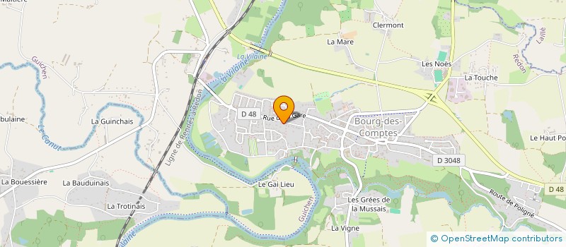 localisation de l'entreprise MONSIEUR JEAN-FRANCOIS RENAUD  BOURG-DES-COMPTES