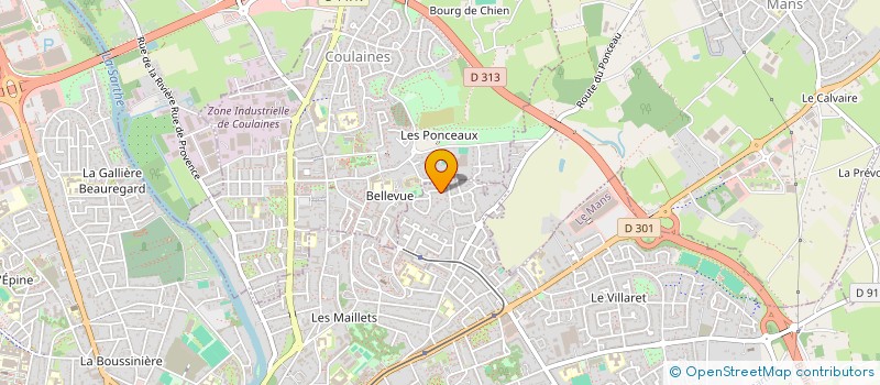 localisation de l'entreprise MONSIEUR JEAN-FRANCOIS RENAULT  LE MANS