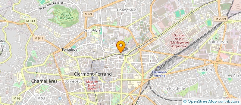 localisation de l'entreprise MONSIEUR JEAN-FRANCOIS RENE  CLERMONT-FERRAND