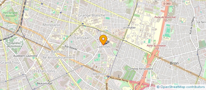 localisation de l'entreprise MONSIEUR JEAN-FRANCOIS REY  BRON