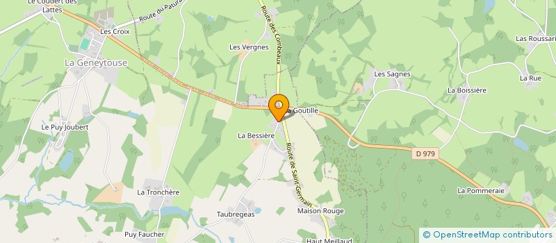 localisation de l'entreprise MONSIEUR JEAN-FRANCOIS REYGNAUD  LA GENEYTOUSE