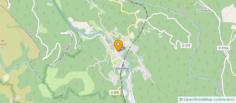 localisation de l'entreprise MONSIEUR JEAN-FRANCOIS RIBIERE  GENOLHAC