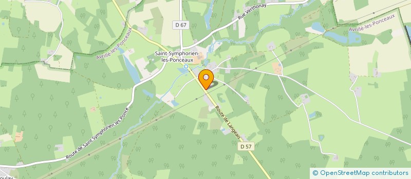 localisation de l'entreprise MONSIEUR JEAN-FRANCOIS RICARTE  AVRILLE-LES-PONCEAUX