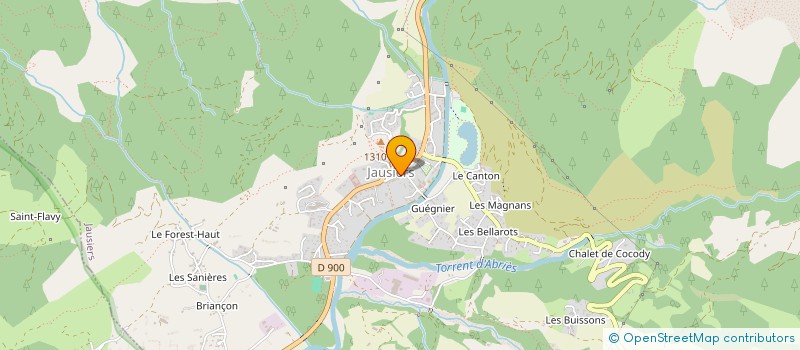 localisation de l'entreprise MONSIEUR JEAN-FRANCOIS RICAUD  JAUSIERS