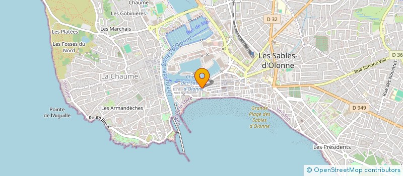 localisation de l'entreprise MONSIEUR JEAN-FRANCOIS RICHARD à LES SABLES D'OLONNE