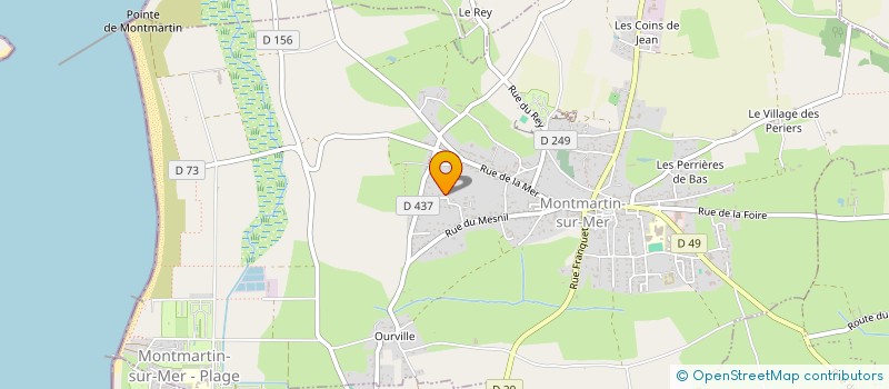 localisation de l'entreprise MONSIEUR JEAN-FRANCOIS RICORDEAU  MONTMARTIN-SUR-MER