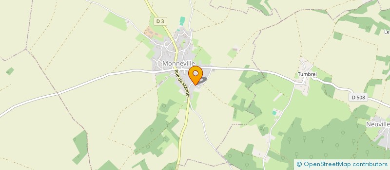 localisation de l'entreprise MONSIEUR JEAN-FRANCOIS RIVA  MONNEVILLE