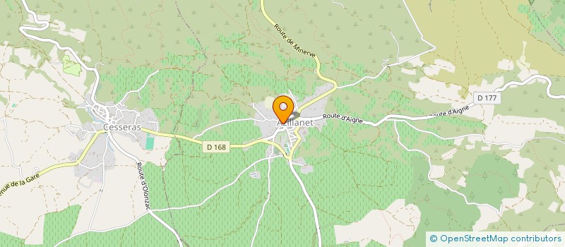 localisation de l'entreprise MONSIEUR JEAN-FRANCOIS RIVALS  OLONZAC