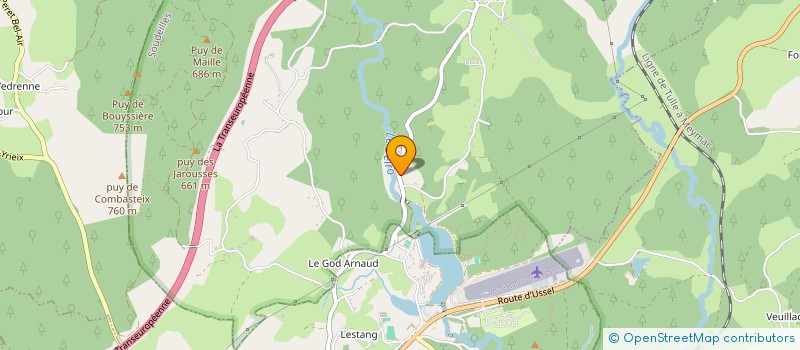 localisation de l'entreprise MONSIEUR JEAN FRANCOIS RIVIERE  SOUDEILLES