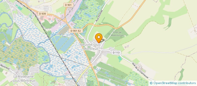 localisation de l'entreprise MONSIEUR JEAN-FRANCOIS ROBART  NEUVILLE-SOUS-MONTREUIL