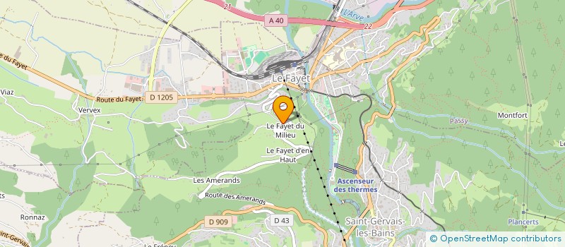 localisation de l'entreprise MONSIEUR JEAN FRANCOIS ROBIN  SAINT-GERVAIS-LES-BAINS