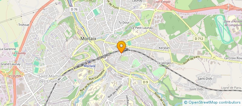 localisation de l'entreprise MONSIEUR JEAN-FRANCOIS ROBIN à MORLAIX