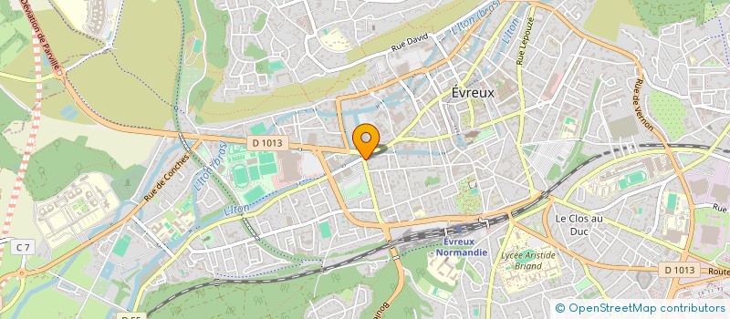 localisation de l'entreprise MONSIEUR JEAN-FRANCOIS ROEDEL  EVREUX