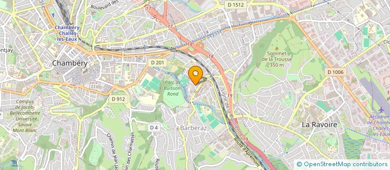 localisation de l'entreprise MONSIEUR JEAN-FRANCOIS ROLAND DAGUILLARD  BARBERAZ