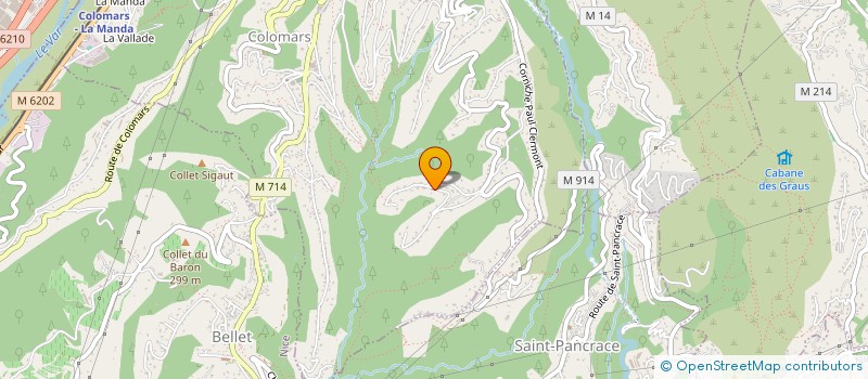 localisation de l'entreprise MONSIEUR JEAN-FRANCOIS ROLLANT  COLOMARS