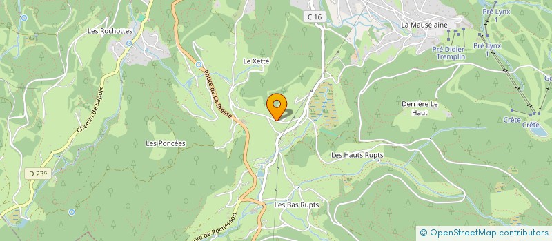 localisation de l'entreprise MONSIEUR JEAN-FRANCOIS ROMBACH  GERARDMER