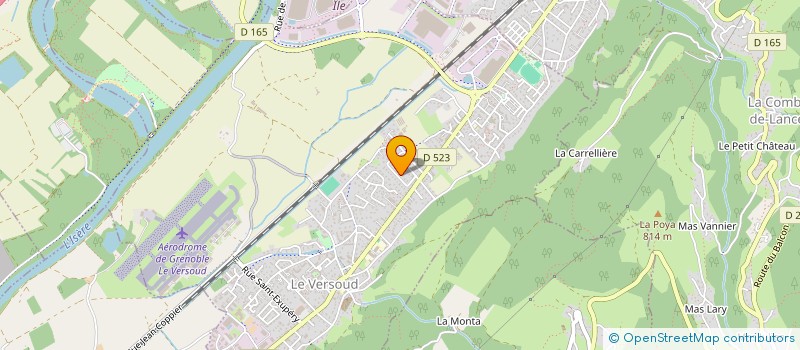 localisation de l'entreprise MONSIEUR JEAN-FRANCOIS ROSSAT  LE VERSOUD