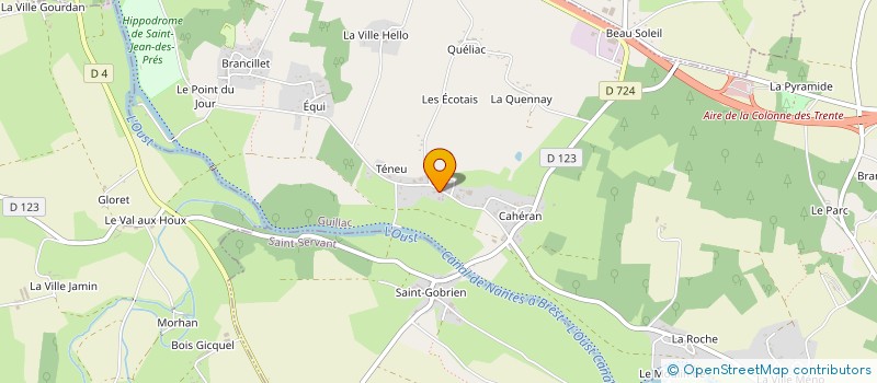 localisation de l'entreprise MONSIEUR JEAN FRANCOIS ROTIEL  GUILLAC