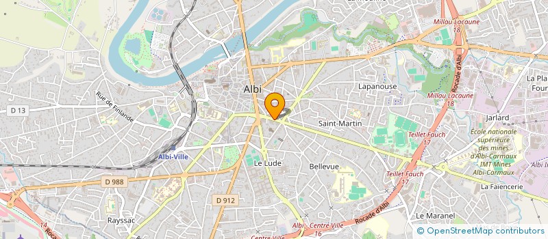 localisation de l'entreprise MONSIEUR JEAN-FRANCOIS ROULLE à ALBI