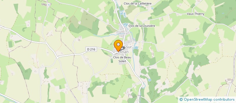 localisation de l'entreprise MONSIEUR JEAN-FRANCOIS ROUSSEAU  THOIRE-SUR-DINAN