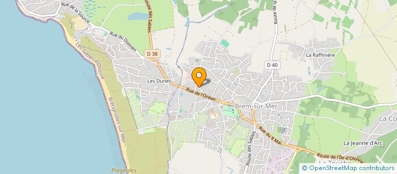 localisation de l'entreprise MONSIEUR JEAN-FRANCOIS RUSQUET à BREM-SUR-MER