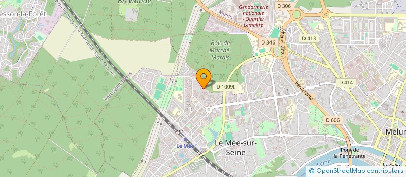 localisation de l'entreprise MONSIEUR JEAN-FRANCOIS RUTSCHMANN  LE MEE-SUR-SEINE