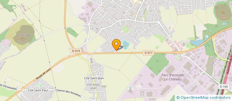 localisation de l'entreprise MONSIEUR JEAN FRANCOIS RYBAK  CARVIN