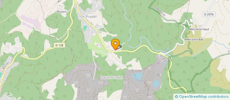 localisation de l'entreprise MONSIEUR JEAN-FRANCOIS SAINT PIERRE  LAVAL-PRADEL