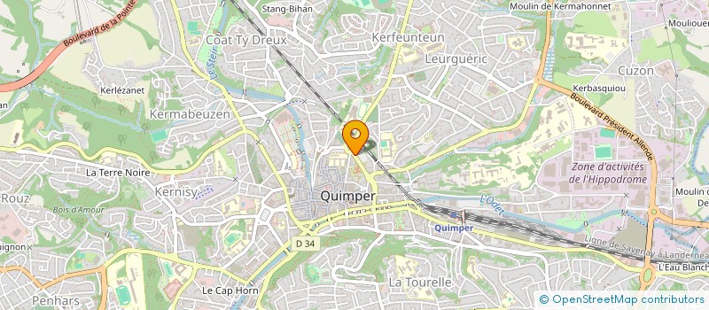 localisation de l'entreprise MONSIEUR JEAN-FRANCOIS SALIS à QUIMPER