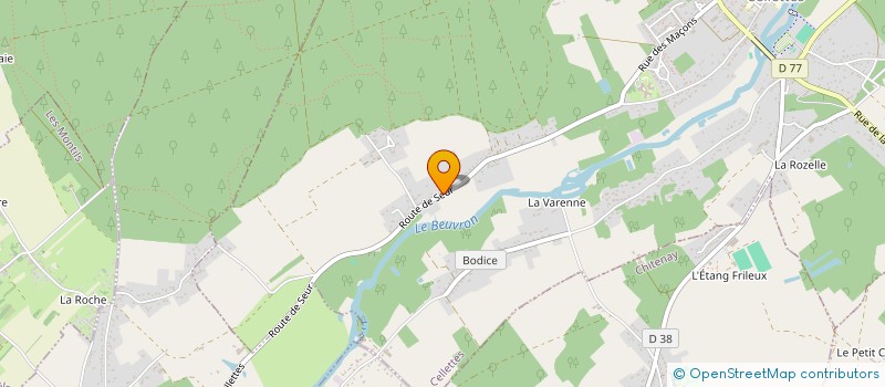 localisation de l'entreprise MONSIEUR JEAN-FRANCOIS SALMON  LES MONTILS