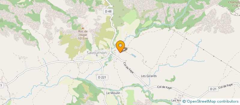 localisation de l'entreprise MONSIEUR JEAN FRANCOIS SANCHEZ  SAVOURNON