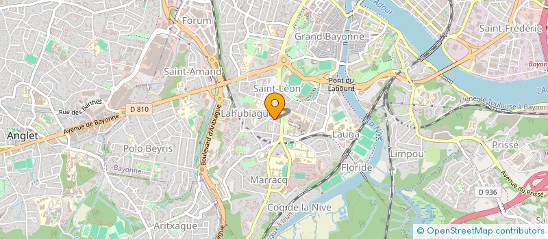 localisation de l'entreprise MONSIEUR JEAN FRANCOIS SANCHEZ à BAYONNE