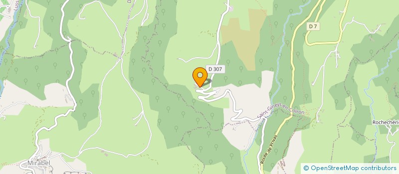 localisation de l'entreprise MONSIEUR JEAN-FRANCOIS SANTOLINI  SAINT-GINEYS-EN-COIRON