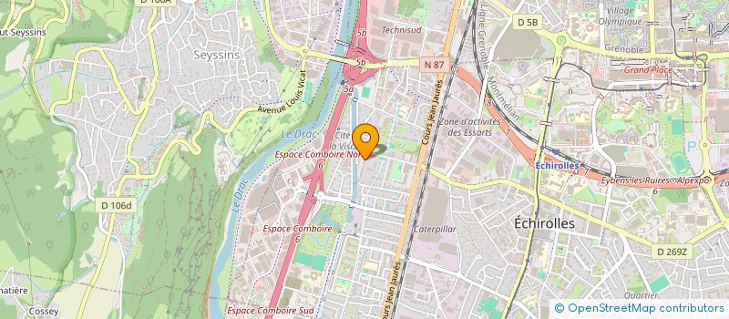 localisation de l'entreprise MONSIEUR JEAN-FRANCOIS SAPORITO  ECHIROLLES