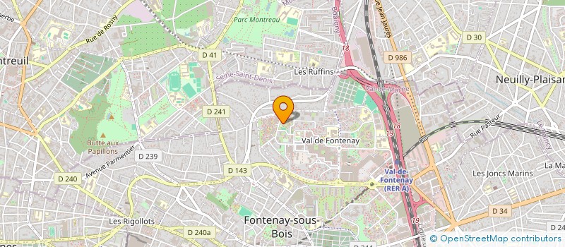 localisation de l'entreprise MONSIEUR JEAN FRANCOIS SARR à FONTENAY-SOUS-BOIS
