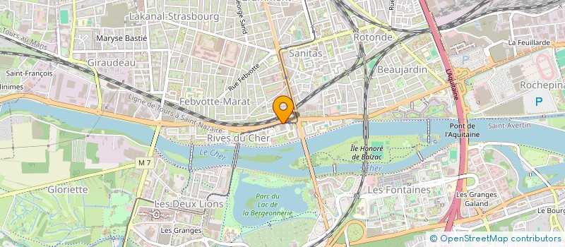 localisation de l'entreprise MONSIEUR JEAN-FRANCOIS SAUZE  TOURS