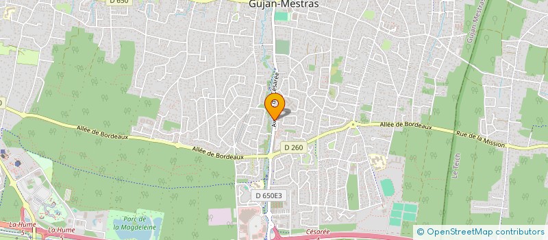 localisation de l'entreprise MONSIEUR JEAN-FRANCOIS SCHERLER  GUJAN-MESTRAS