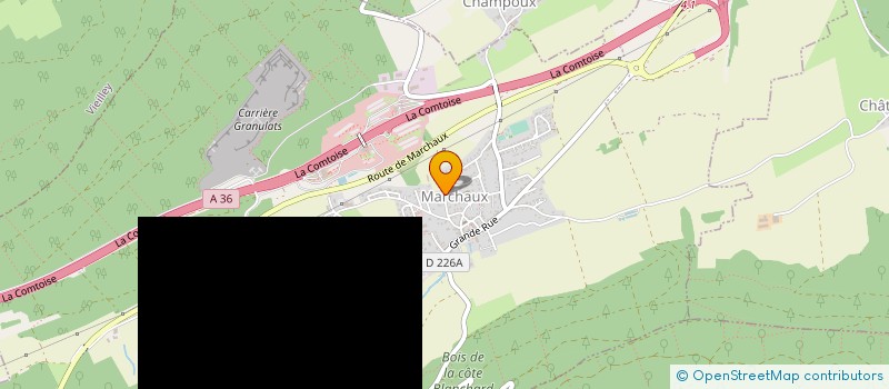 localisation de l'entreprise MONSIEUR JEAN-FRANCOIS SCHERRER  MARCHAUX-CHAUDEFONTAINE