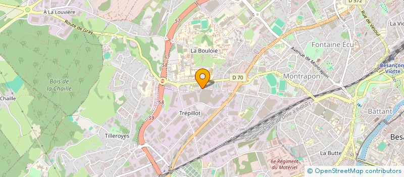 localisation de l'entreprise MONSIEUR JEAN-FRANCOIS SCHROLL  BESANCON