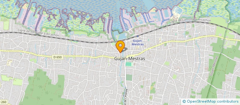 localisation de l'entreprise MONSIEUR JEAN FRANCOIS SENTUC  GUJAN-MESTRAS