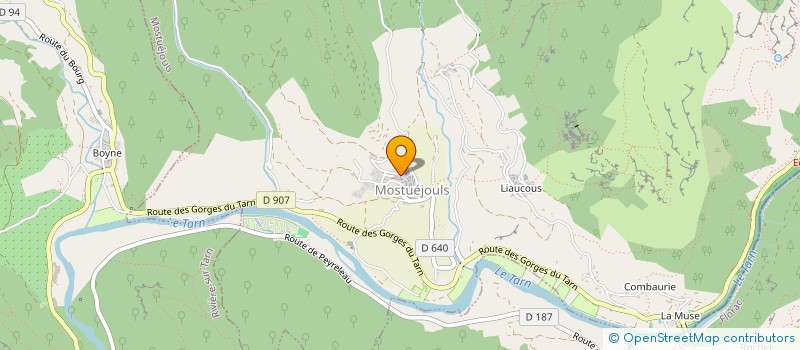 localisation de l'entreprise MONSIEUR JEAN-FRANCOIS SERESIA  MOSTUEJOULS