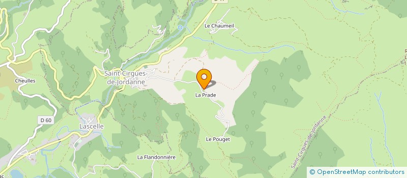 localisation de l'entreprise MONSIEUR JEAN FRANCOIS SERONIE à SAINT-CIRGUES-DE-JORDANNE